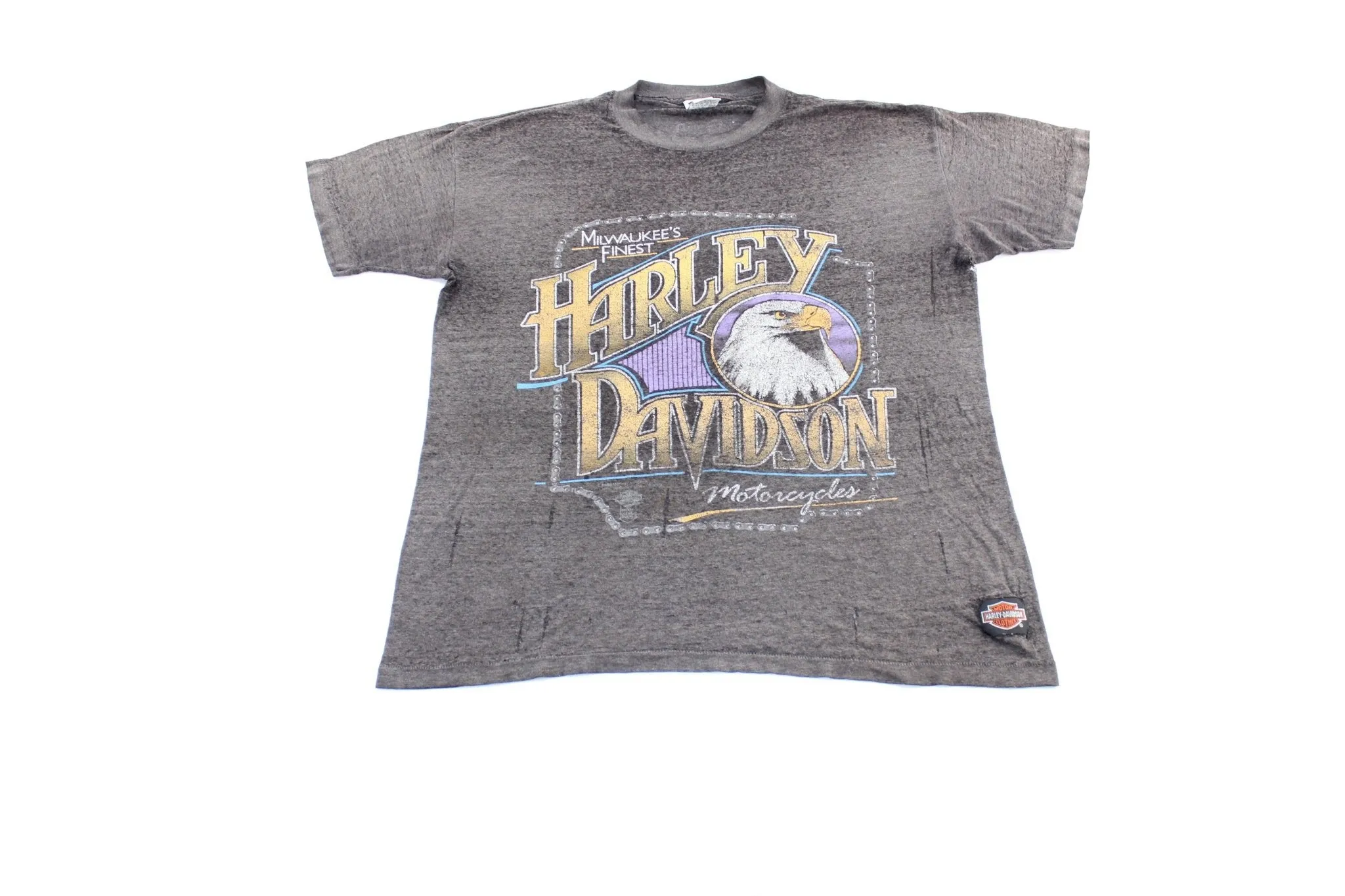 1989  Harley Davidson Motorcycles Eagle T-Shirt