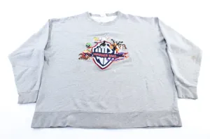 2001 Warner Bros Embroidered Looney Tunes Crew Sweatshirt