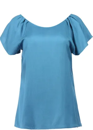 Circus Clothing top solid teal