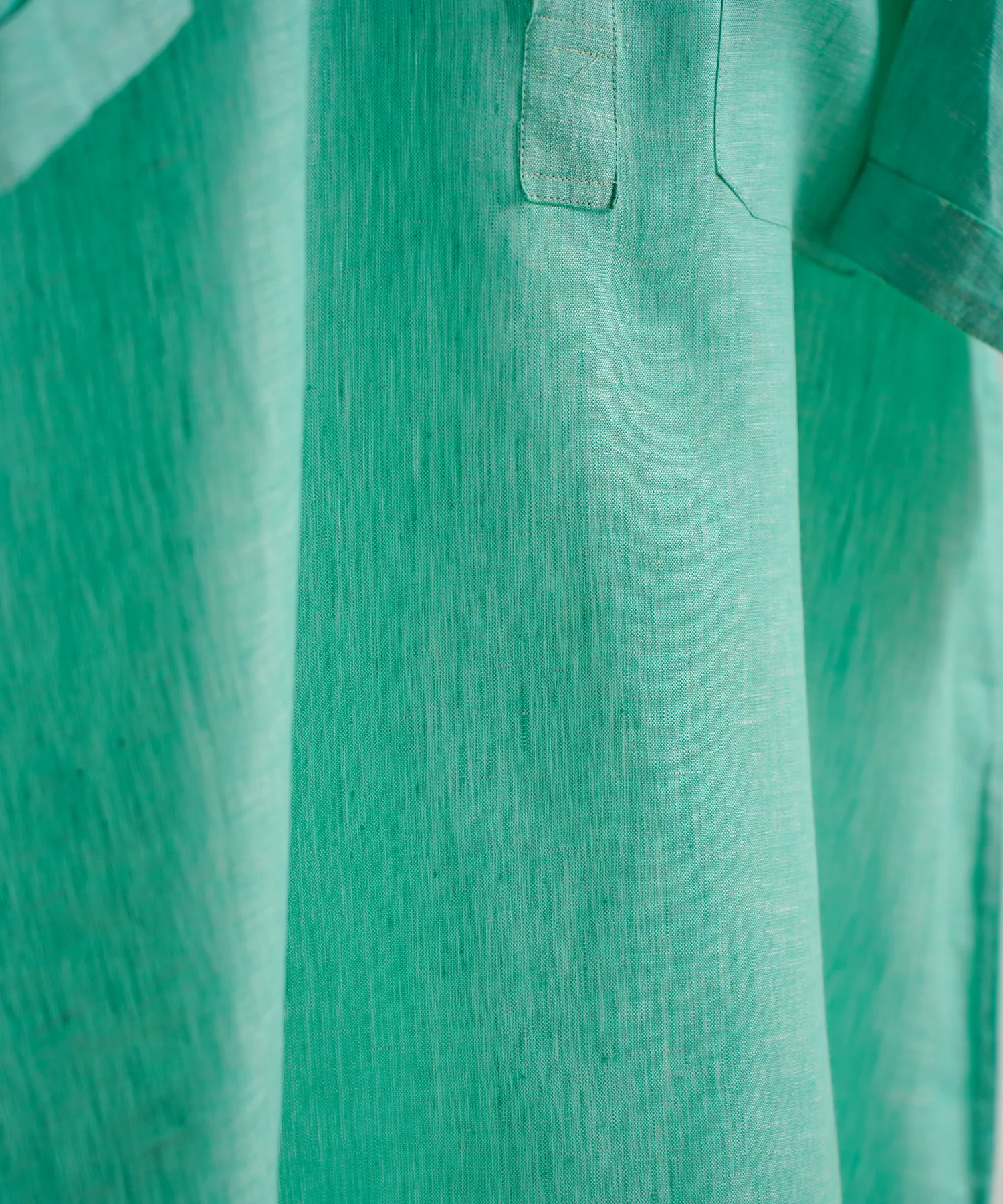 Classic Ocean Green Linen