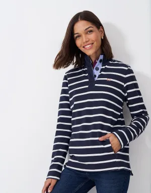 Crew Clothing Half Button Sweatshirt