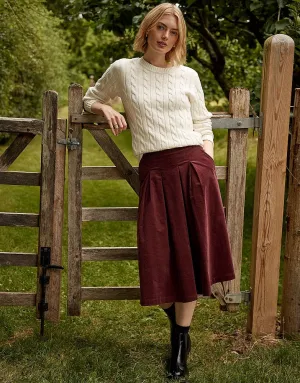 Crew Clothing Lexi Cord Skirt