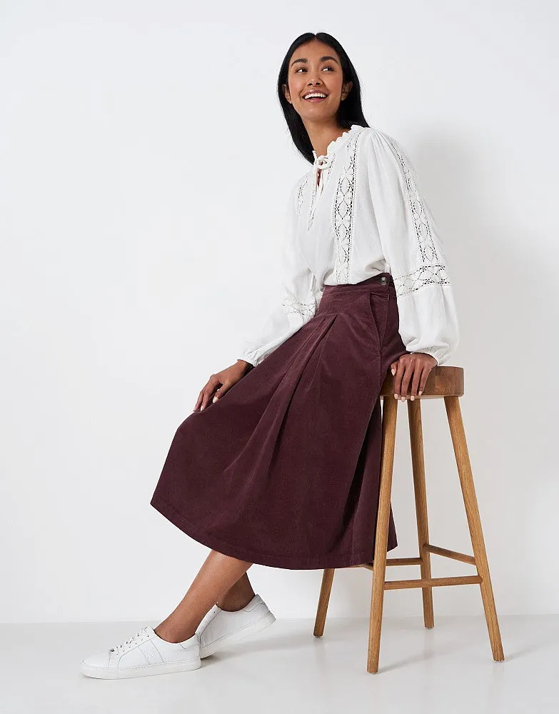 Crew Clothing Lexi Cord Skirt