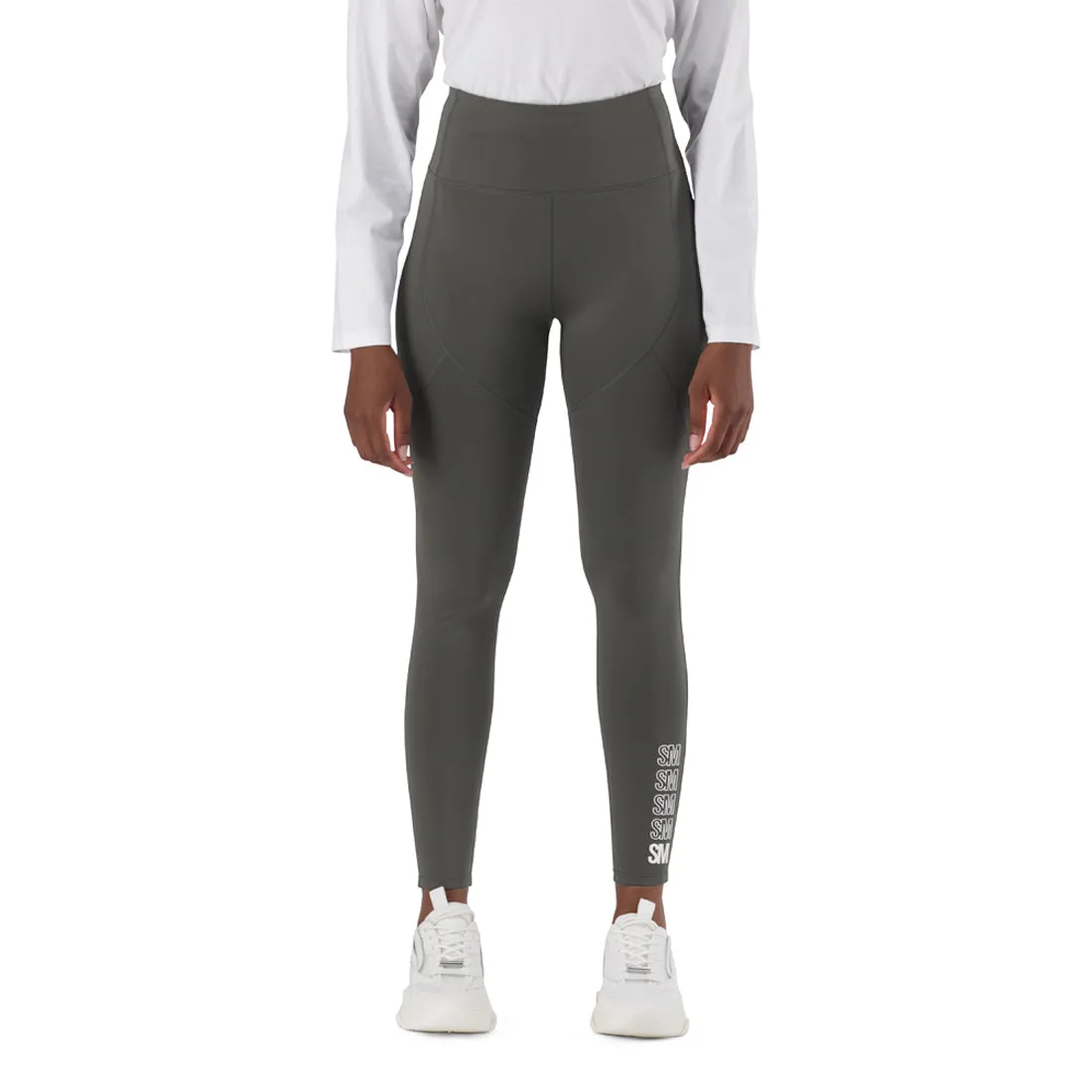 HAYLEY GREY HIGH WAISTED BODYCON LEGGING