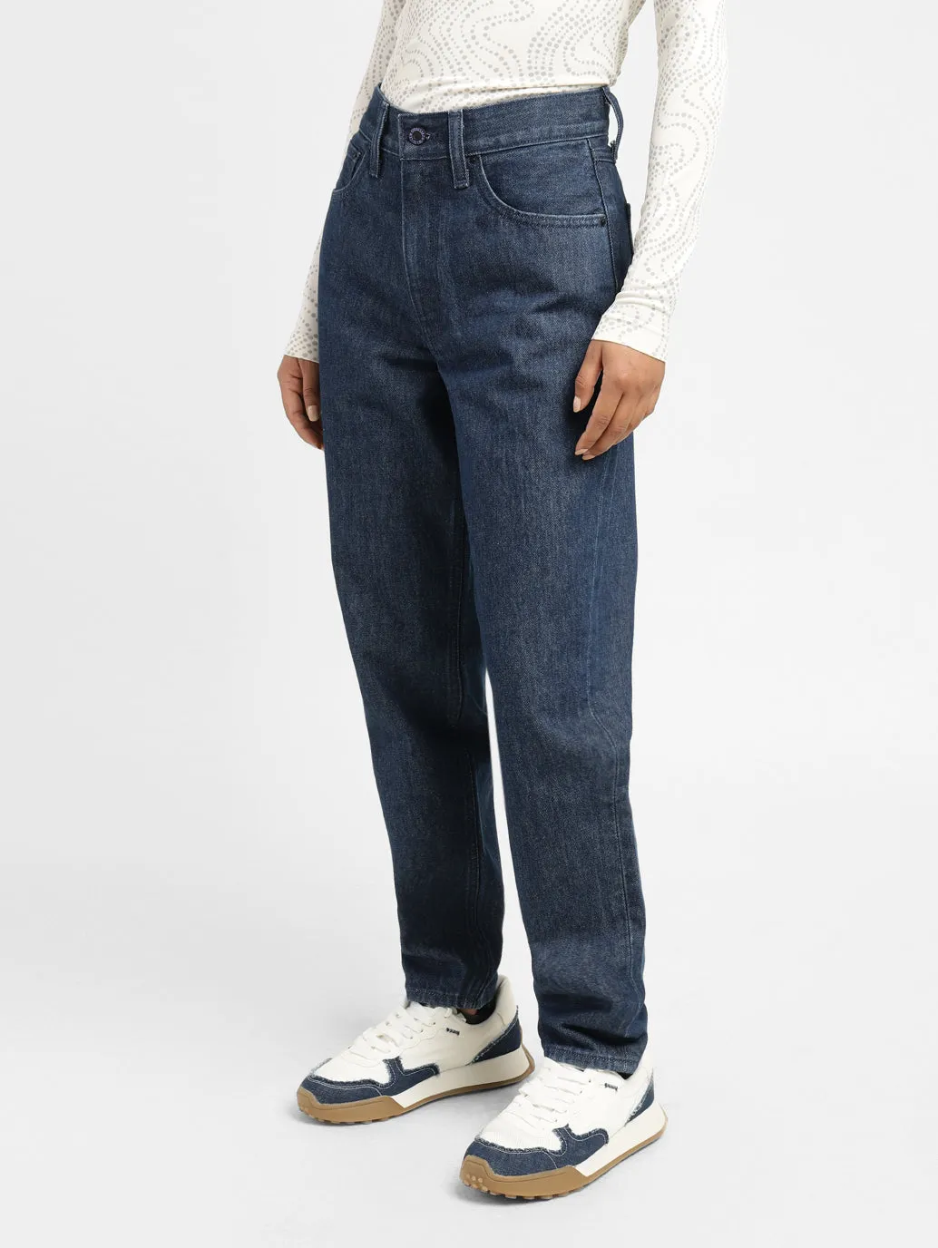 Levi's x Deepika Padukone Mid Rise Baggy Fit  Mom Jeans