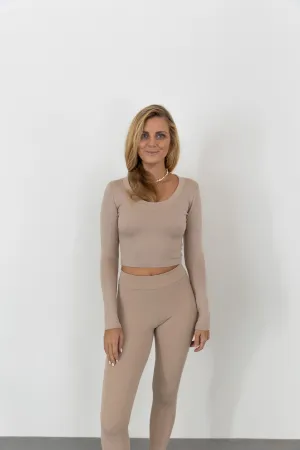 Pura Clothing Longsleeve Beige