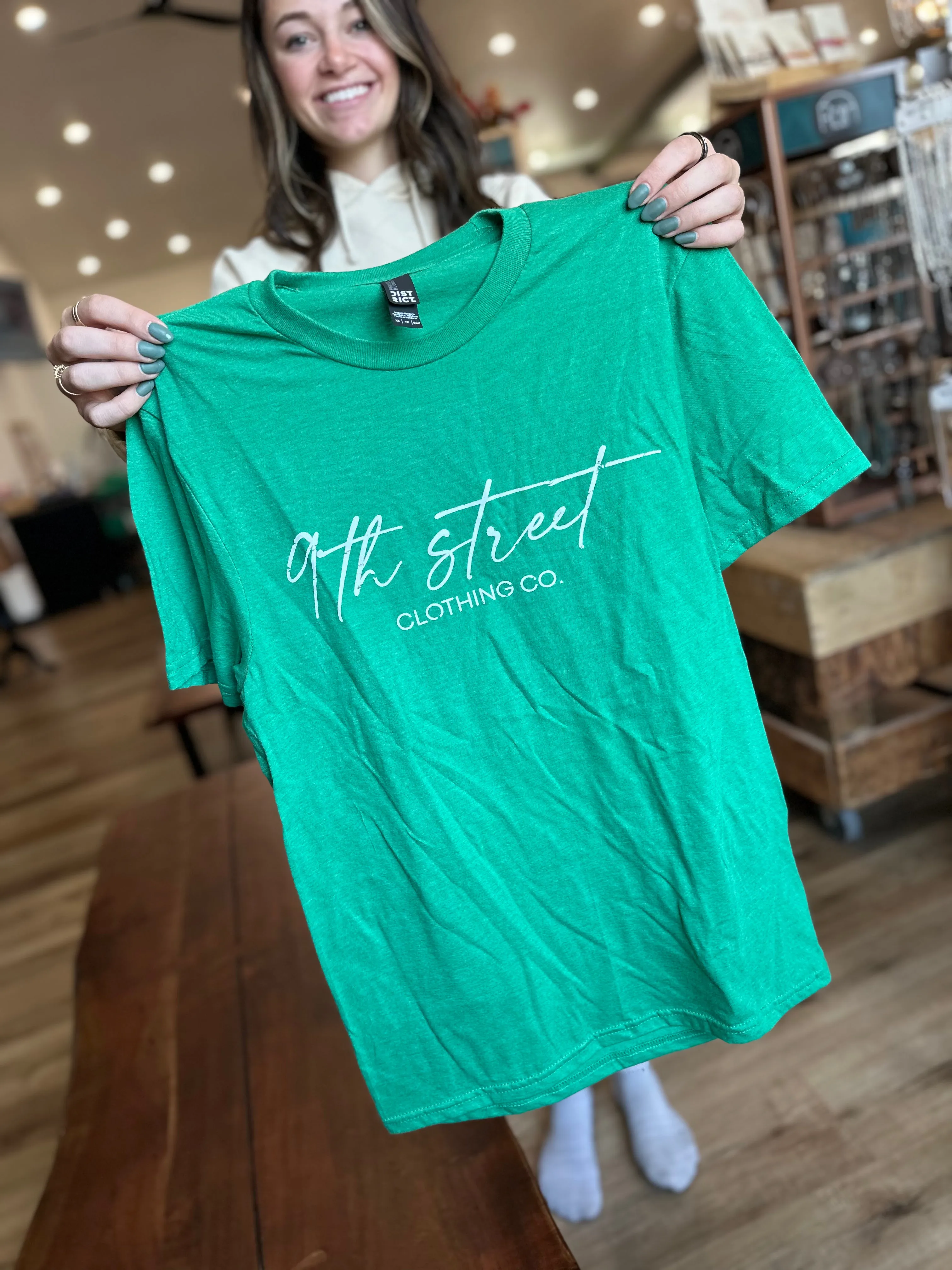 "9th Street Clothing Co." Script Tee